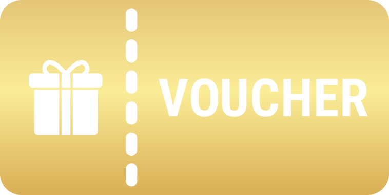 Gold Gift Voucher Icon